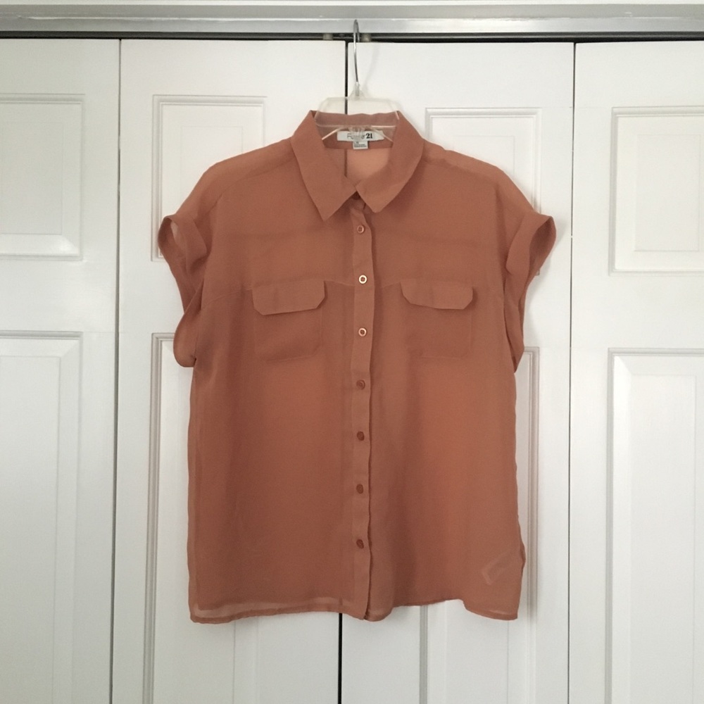 👋🏻 GOODBYE 2018 SALE! Sheer Button-Down